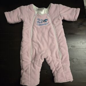 Merlin's Magic Sleep Suit Pink Size Small  3-6 Months 12-18lbs